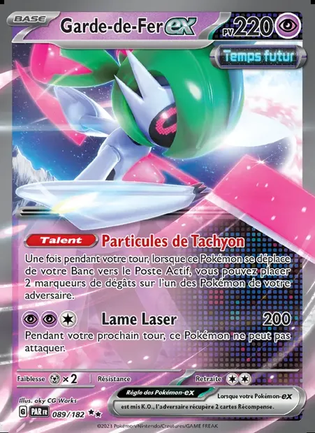 Garde-de-Fer-ex, carte Pokémon PAR 089 — extension Faille Paradoxe