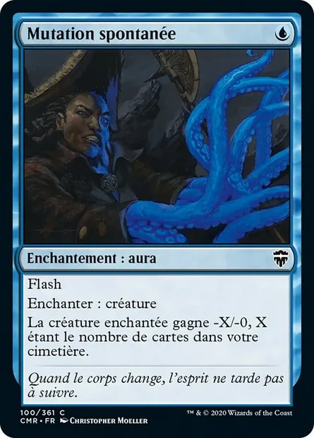 Mutation spontanée, carte Magic CMR 100 — extension Commander Legends