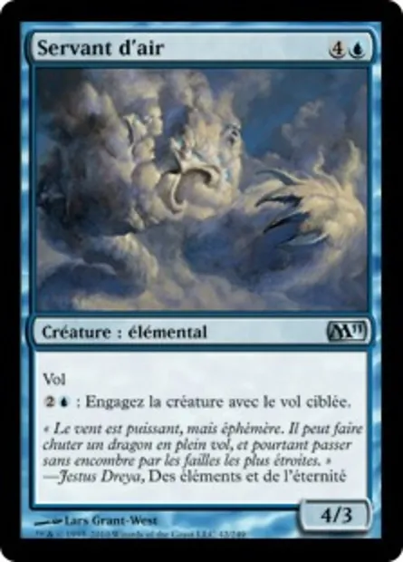 Servant d'air, carte Magic M11 42 — extension Magic 2011