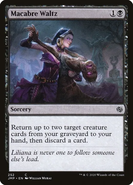 Macabre Waltz, Magic card JMP 252 — Jumpstart set