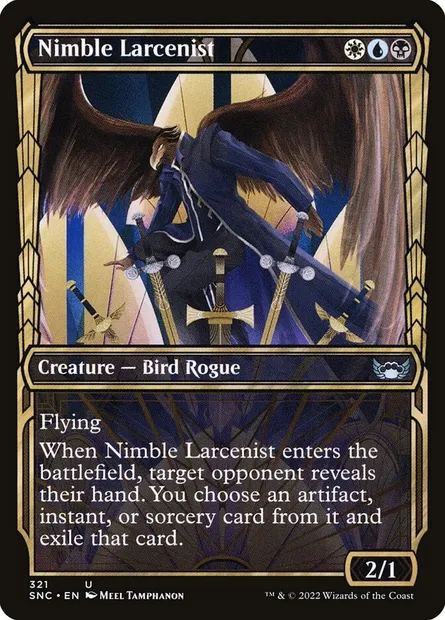 Nimble Larcenist, Magic card SNC 321 — Streets of New Capenna set