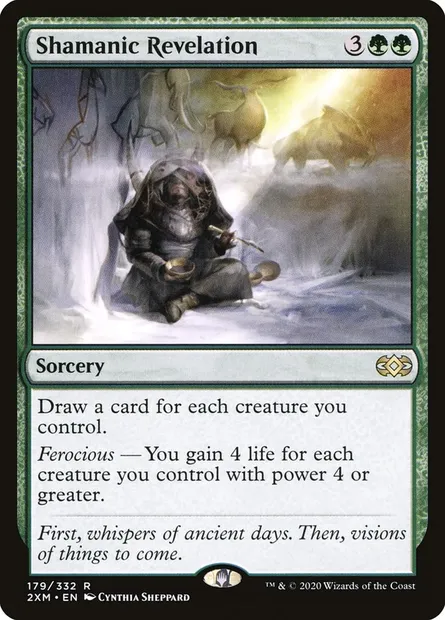 Shamanic Revelation, Magic card 2XM 179 — Double Masters set