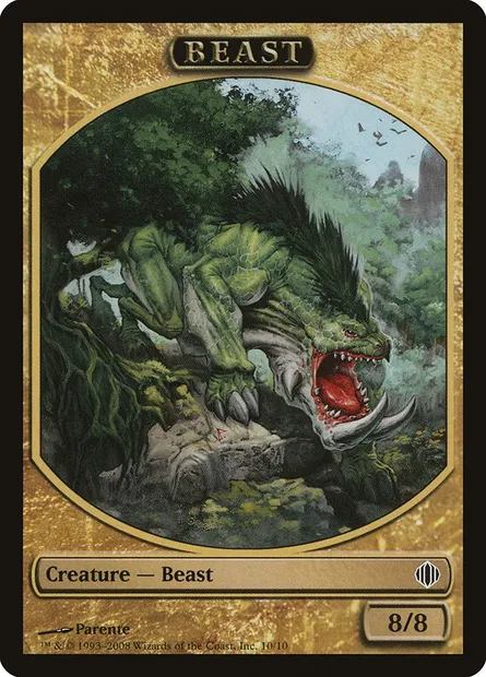 Beast, carte Magic TALA 10 — extension Shards of Alara Tokens