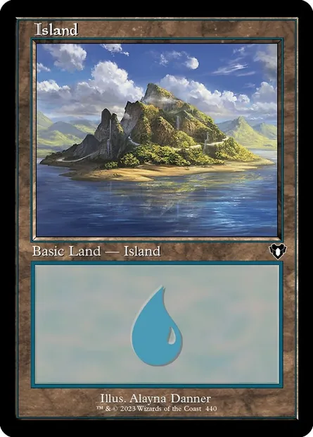 Island, Magic card CMM 440 — Commander Masters set