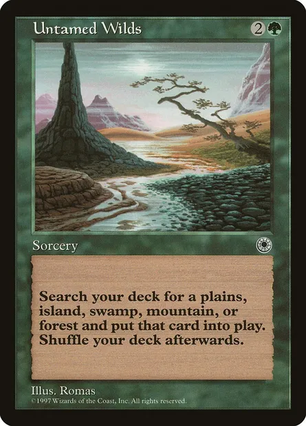 Untamed Wilds, Magic card POR 191 — Portal set