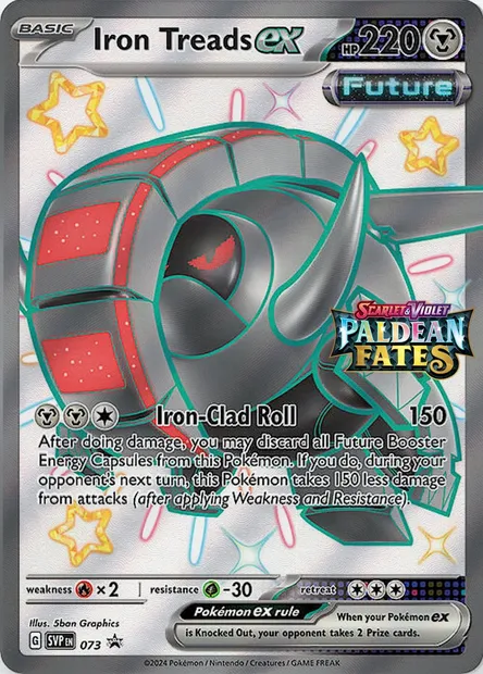 Roue-de-Fer-ex, carte Pokémon TDX 073-6 — extension Theme Deck & Blisters Exclusives