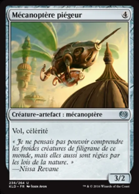 Mécanoptère piégeur, carte Magic KLD 236 — extension Kaladesh