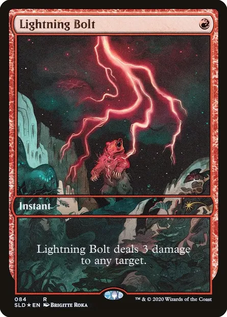 Foudre, carte Magic SLD 84 — extension Secret Lair Drop