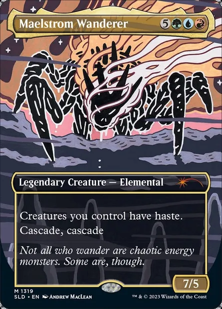 Maelstrom Wanderer, Magic card SLD 1319 — Secret Lair Drop set