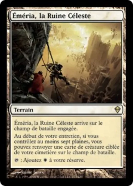 Éméria, la Ruine Céleste, carte Magic ZEN 213 — extension Zendikar