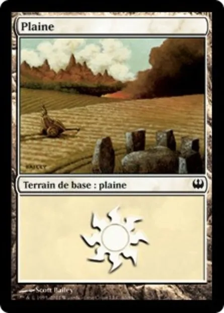 Plaine, carte Magic DDG 40 — extension Duel Decks: Knights vs. Dragons