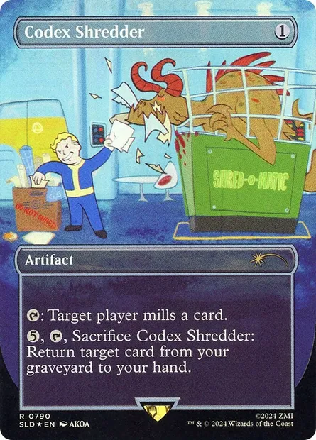 Codex Shredder, Magic card SLD 790★ — Secret Lair Drop set