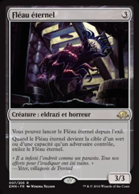 Fléau éternel, carte Magic EMN 7 — extension La lune hermétique
