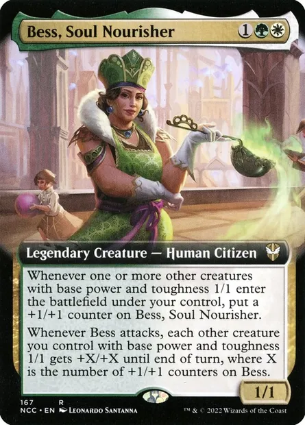 Bess, Soul Nourisher, Magic card NCC 167 — New Capenna Commander set