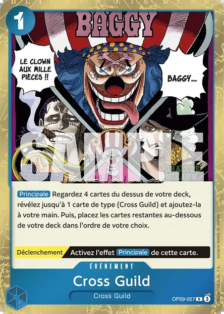 Cross Guild, carte One Piece OP09-057 — extension LES NOUVEAUX EMPEREURS