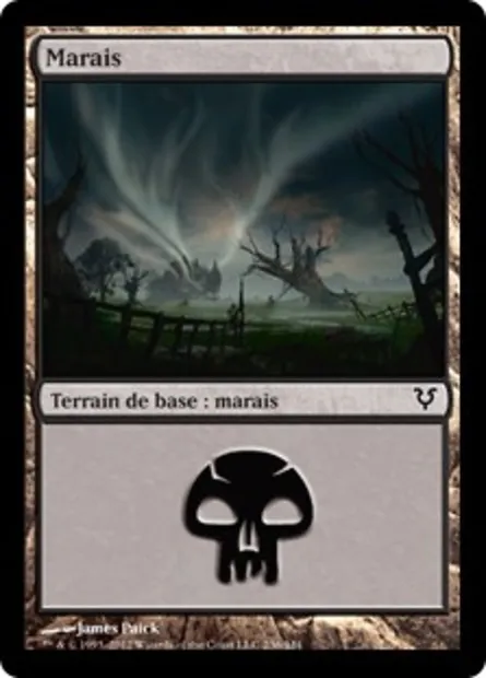 Marais, carte Magic AVR 236 — extension Avacyn ressuscitée