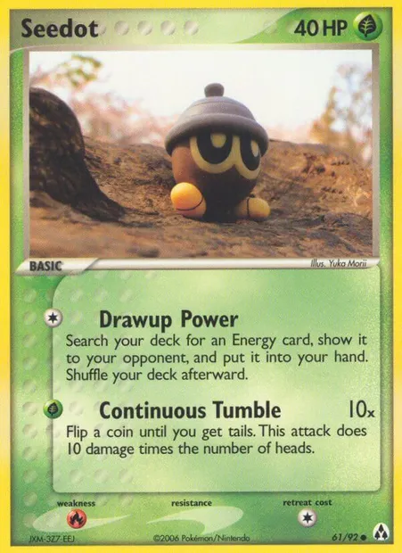 Seedot, Pokémon card LM 61 — Legend Maker set