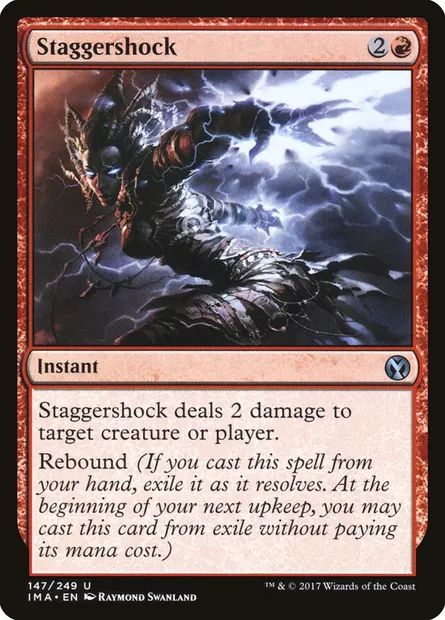 Ébranlechoc, carte Magic IMA 147 — extension Iconic Masters