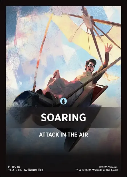 Soaring, carte Magic JTLA 15 — extension Avatar: The Last Airbender Jumpstart Front Cards
