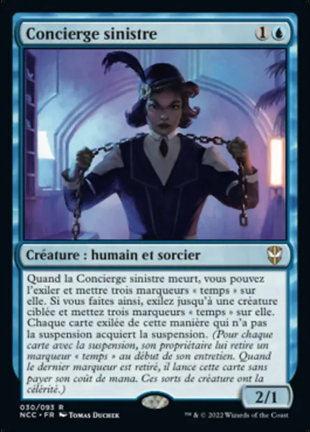 Concierge sinistre, carte Magic NCC 30 — extension New Capenna Commander