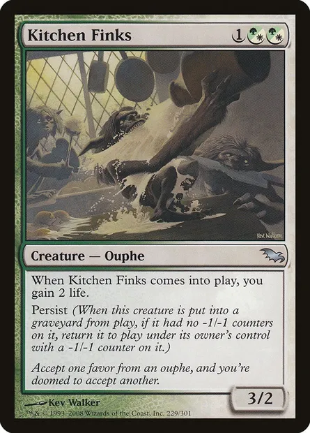 Kitchen Finks, Magic card SHM 229 — Shadowmoor set