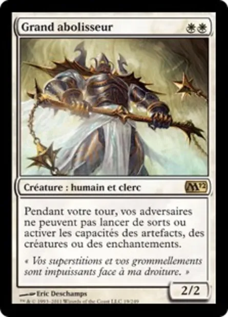 Grand abolisseur, carte Magic M12 19 — extension Magic 2012