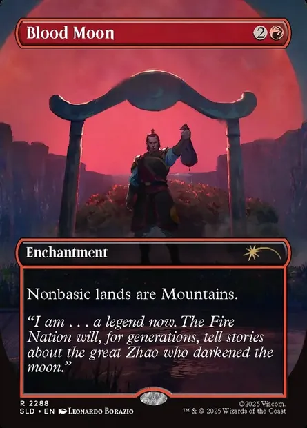 Blood Moon, Magic card SLD 2288 — Secret Lair Drop set
