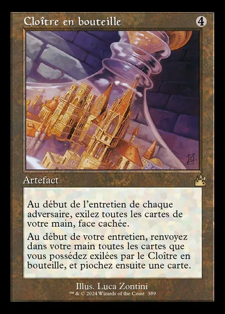 Cloître en bouteille, carte Magic RVR 389 — extension Ravnica Remastered