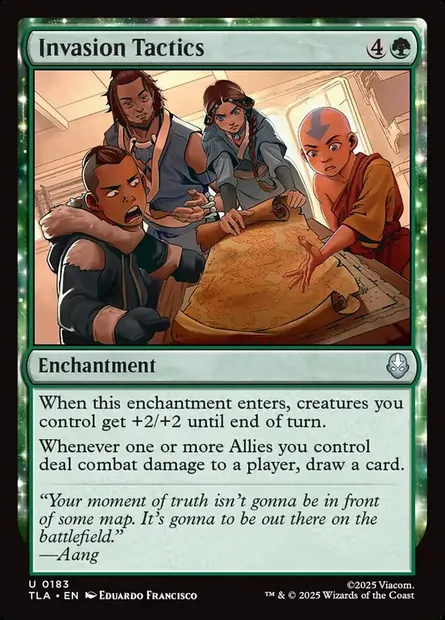 Invasion Tactics, Magic card TLA 183 — Avatar: The Last Airbender set