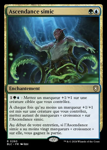 Ascendance simic, carte Magic BLC 260 — extension Bloomburrow Commander