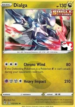Dialga, Pokémon card PPS 112 — Play! Pokémon Prize Pack Series set