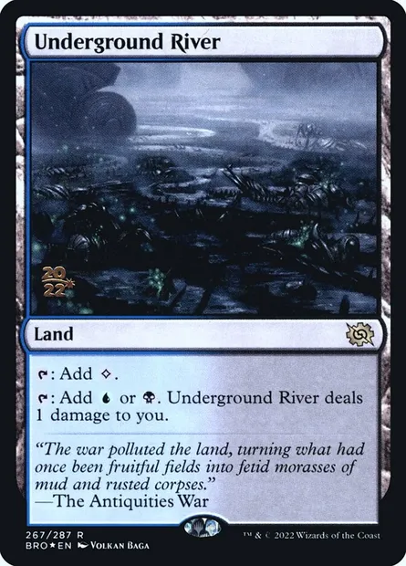 Underground River, Magic card PBRO 267s — The Brothers' War Promos set