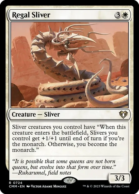 Regal Sliver, Magic card CMM 724 — Commander Masters set