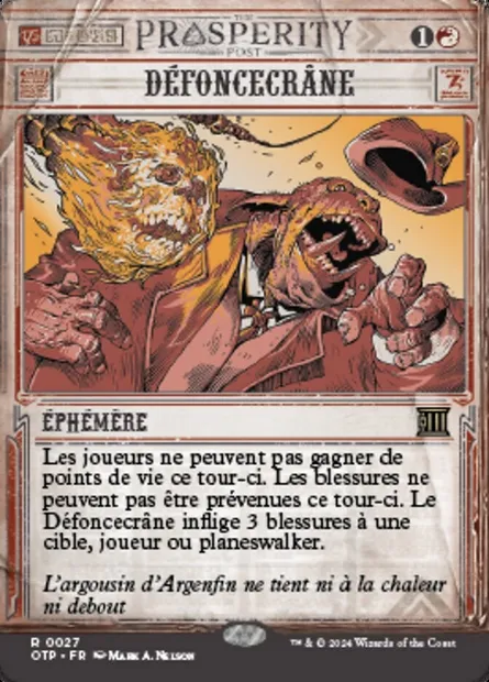 Défoncecrâne, carte Magic OTP 27 — extension Breaking News