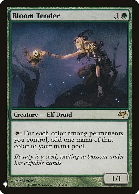 Bloom Tender, Magic card PLST EVE-66 — The List set