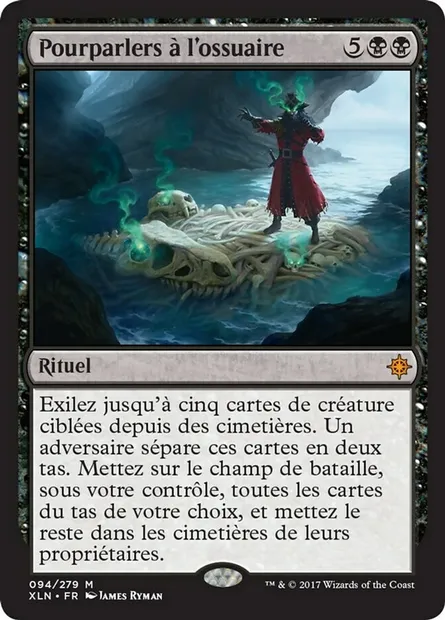 Pourparlers à l'ossuaire, carte Magic XLN 94 — extension Ixalan