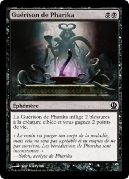 Guérison de Pharika, carte Magic THS 100 — extension Theros