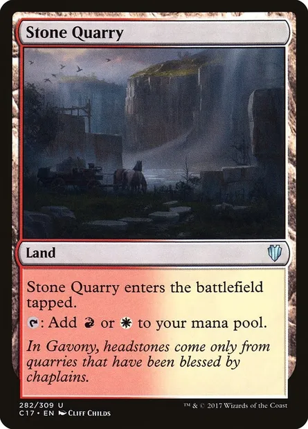 Stone Quarry, Magic card C17 282 — Commander 2017 set