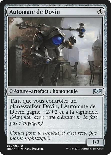 Automate de Dovin, carte Magic RNA 268 — extension L'allégeance de Ravnica