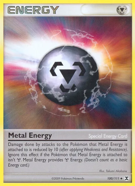 Metal Energy, Pokémon card RR 100 — Rising Rivals set