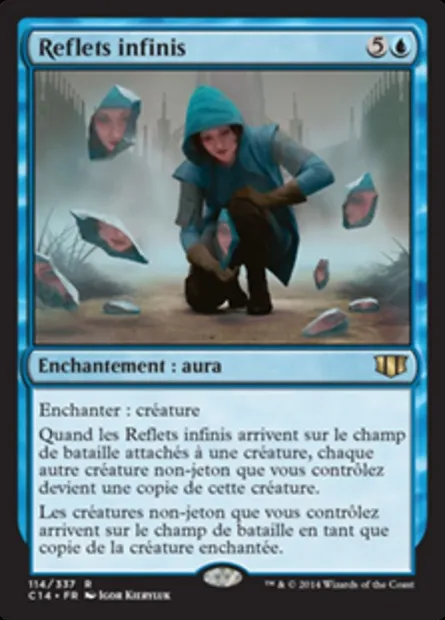 Reflets infinis, carte Magic C14 114 — extension Commander 2014
