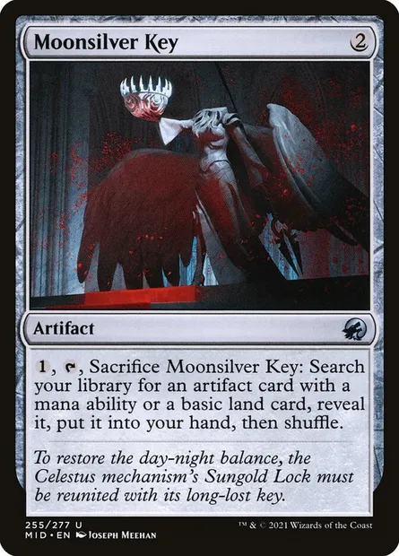 Moonsilver Key, Magic card MID 255 — Innistrad: Midnight Hunt set
