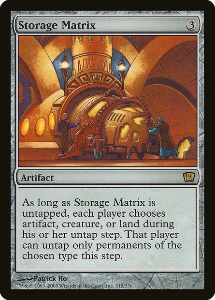 Storage Matrix, Magic card 9ED 310★ — Ninth Edition set