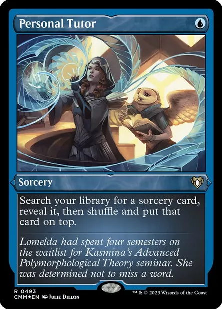 Personal Tutor, Magic card CMM 493 — Commander Masters set