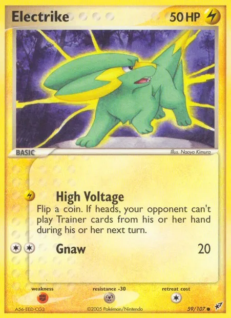 Electrike, Pokémon card DX 59 — Deoxys set