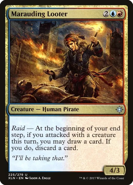 Marauding Looter, Magic card XLN 225 — Ixalan set