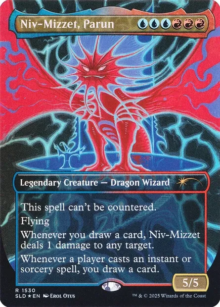 Niv-Mizzet, Parun, carte Magic SLD 1530 — extension Secret Lair Drop