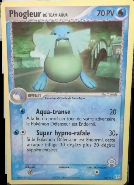 Phogleur de Team Aqua, carte Pokémon MA 16 — extension EX Team Magma vs Team Aqua