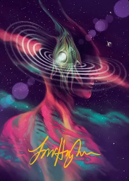 Terrasymbiosis // Terrasymbiosis, carte Magic AEOE 41 — extension Edge of Eternities Art Series