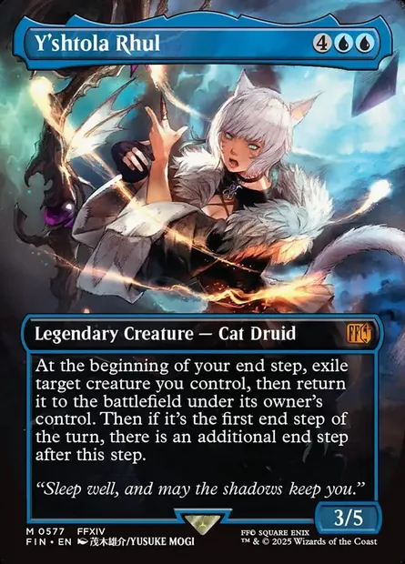 Y'shtola Rhul, Magic card FIN 577 — Final Fantasy set